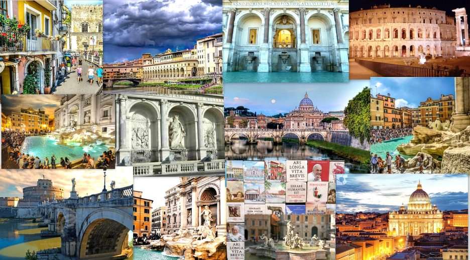 Róma puzzle online fotóról