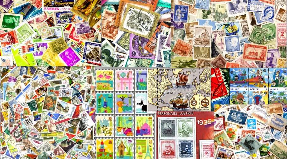 γραμματόσημα παζλ online από φωτογραφία