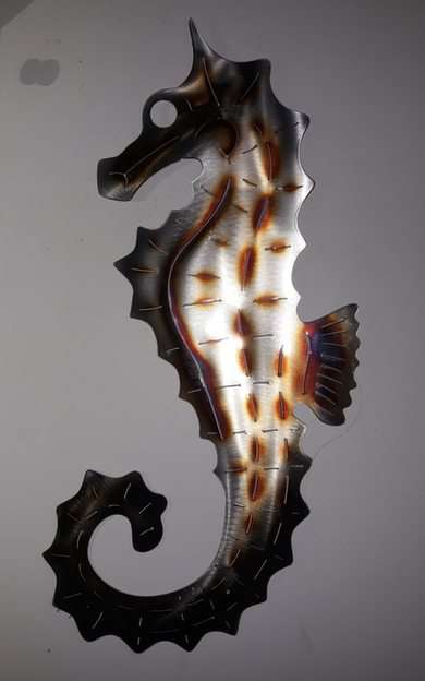 Seahorse puzzle online from photo