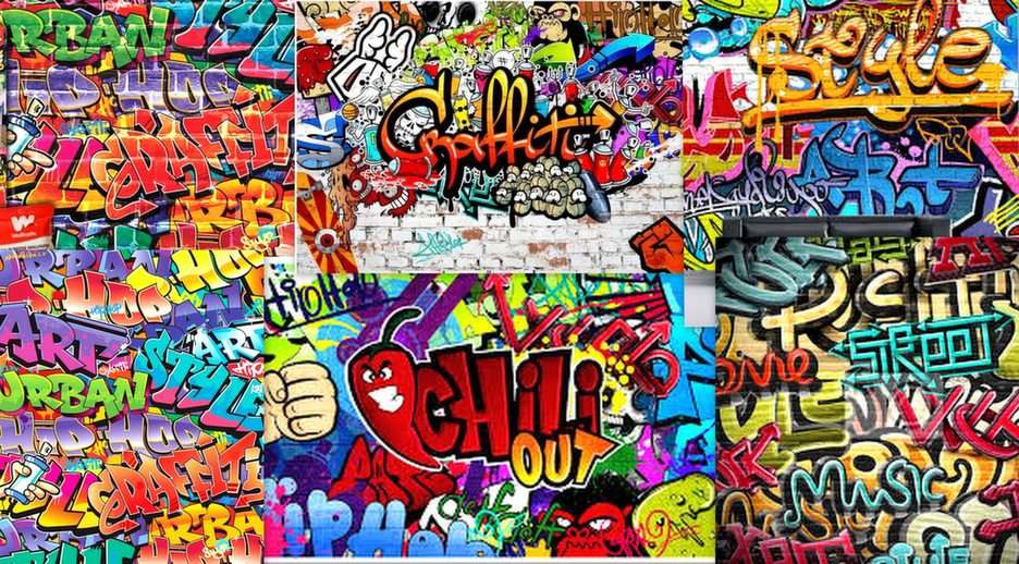 Puzzle  Feng Shui Graffiti bedruckt 120 Teile 