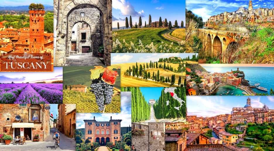 Toscana pussel online från foto