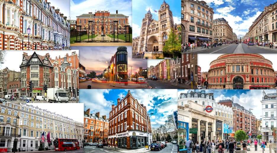 Londoner Collage Online-Puzzle