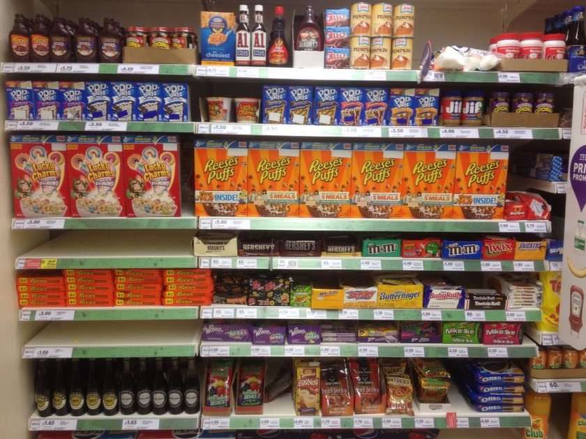 Productos de supermercado rompecabezas en línea