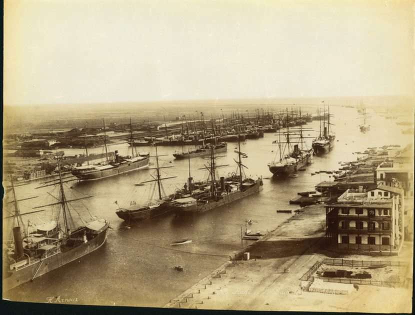 Suezkanalen pussel online från foto