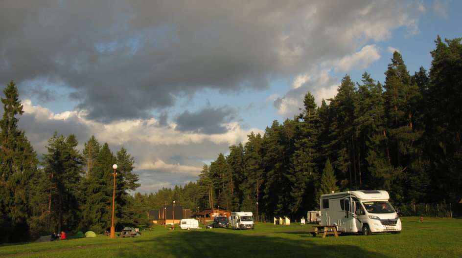 Camping paraíso eslovaco puzzle online a partir de foto