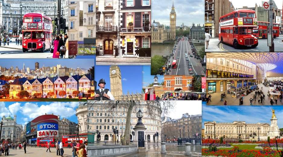 Collage de Londres puzzle en ligne