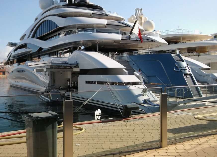 Yacht pussel online från foto