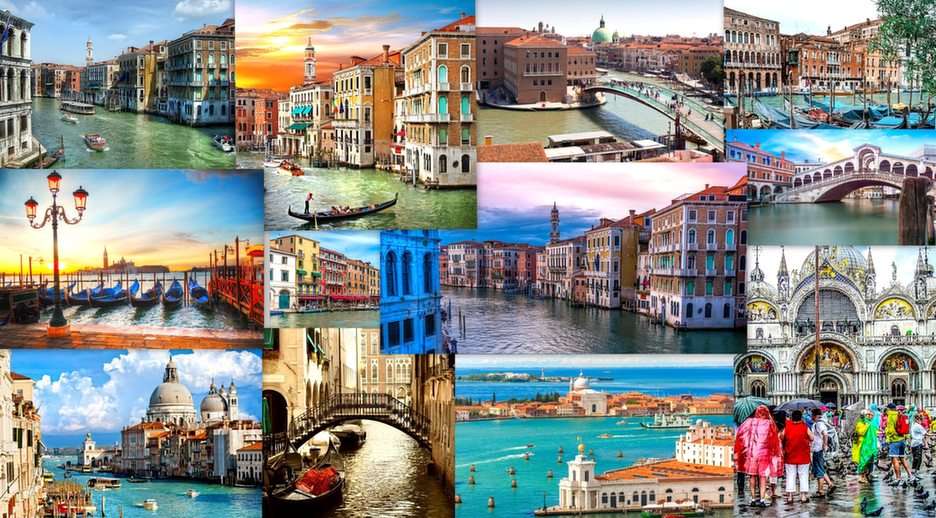 Βενετία-κολάζ online παζλ