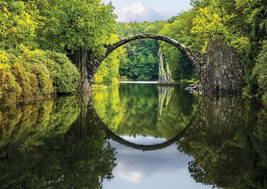 Bridge puzzle online from photo