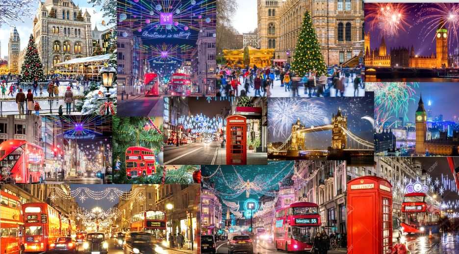 Londen-Kerstmis online puzzel