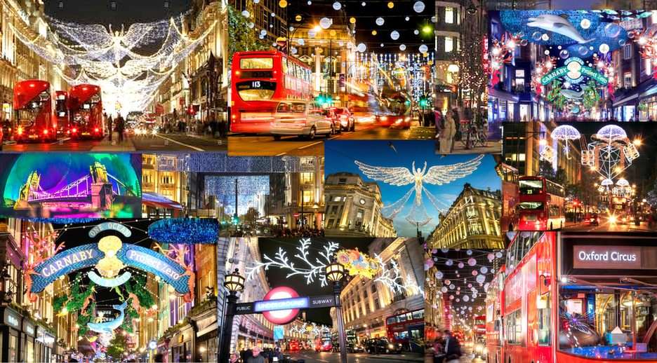 Λονδίνο-Χριστούγεννα online παζλ