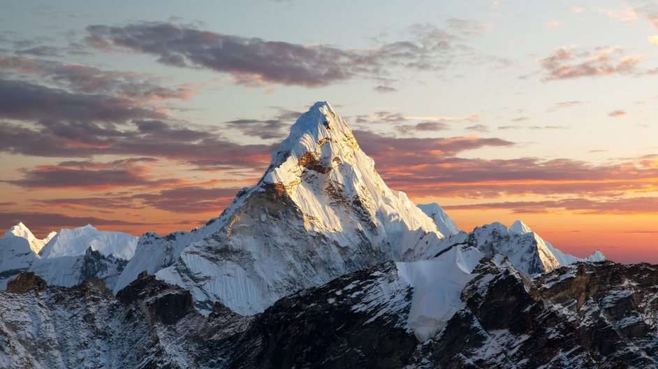 muntele Everest puzzle online din fotografie