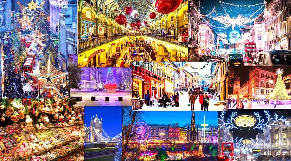 Londýn-Vánoce online puzzle
