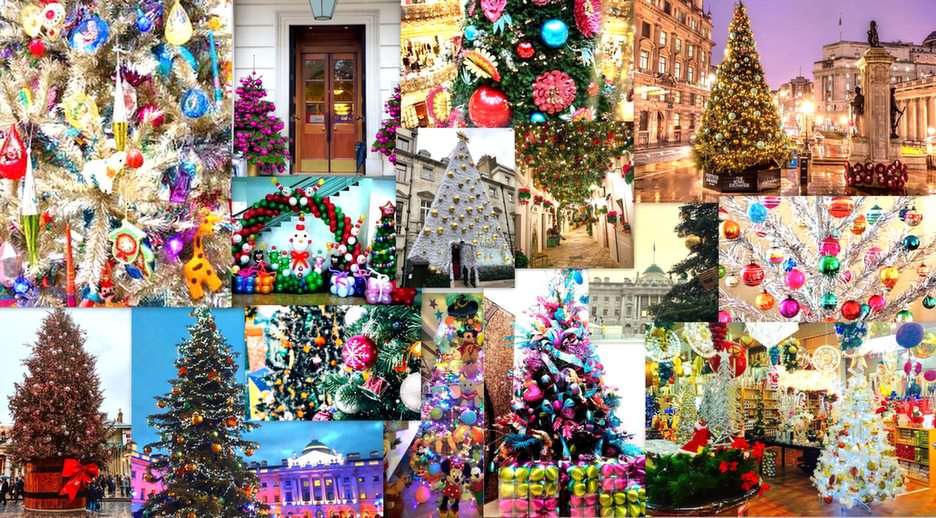London-CHRISTMAS TREE puzzle online a partir de fotografia