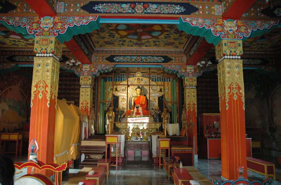 Buddhistiskt tempel Pussel online