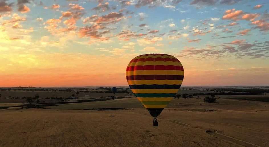 Балон с горещ въздух онлайн пъзел от снимка