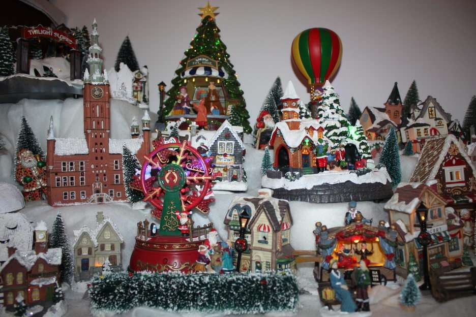 Christmas Village A. Pussel online