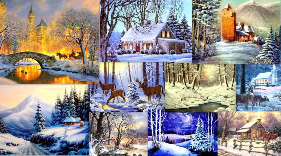 fabuleux hiver puzzle en ligne à partir d'une photo