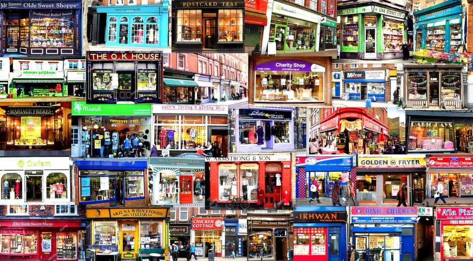 London-üzletek online puzzle