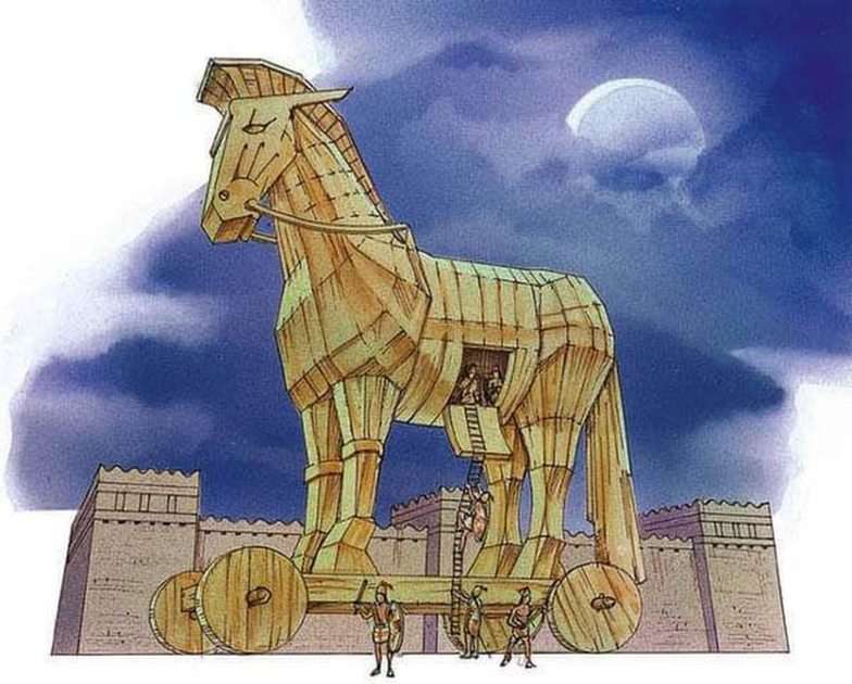 Пъзел с троянски коне Crackvivor Odyssey онлайн пъзел
