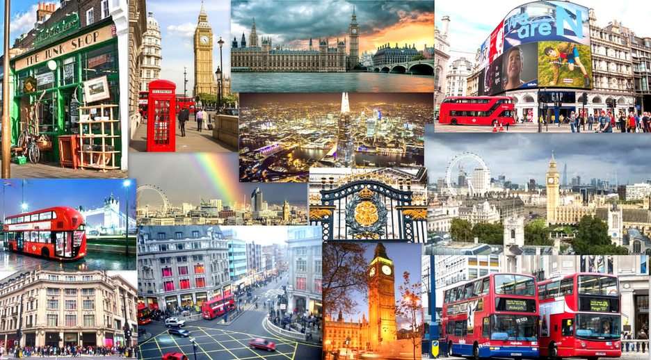 Κολάζ του Λονδίνου παζλ online από φωτογραφία