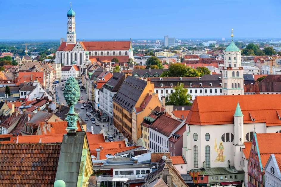 tysk stad pussel online från foto