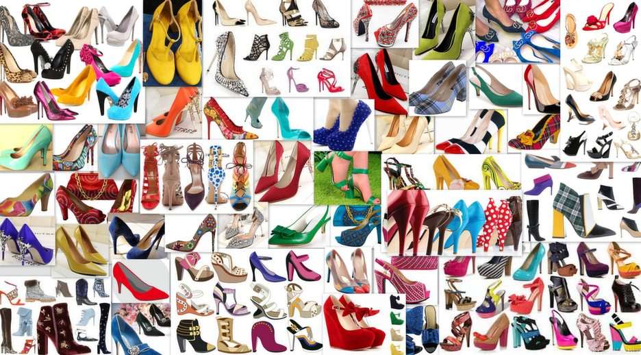 обувки-пантофи онлайн пъзел от снимка