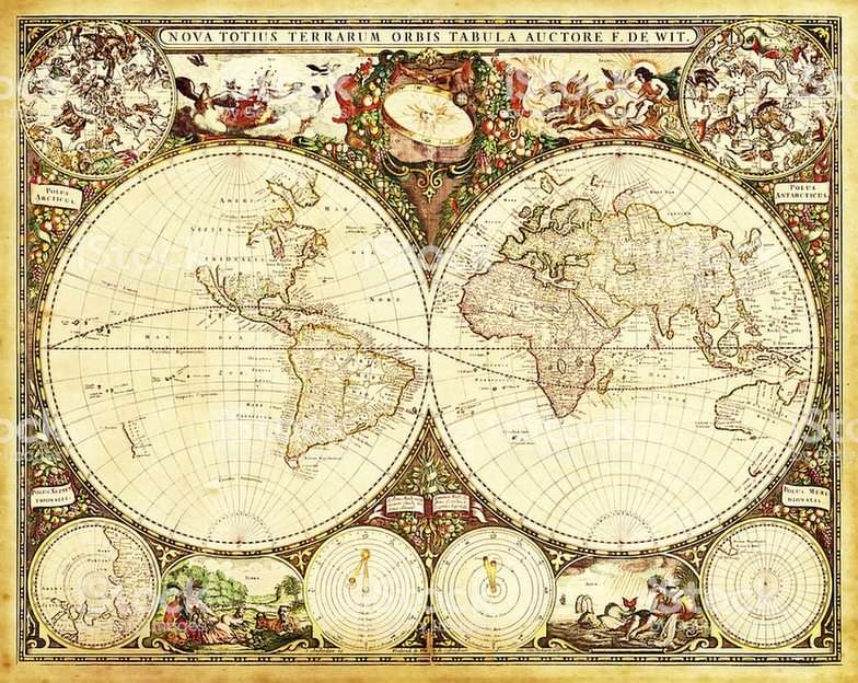 mappa antica 2 online puzzle