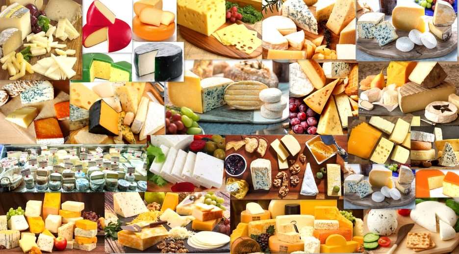 cheeses puzzle online from photo