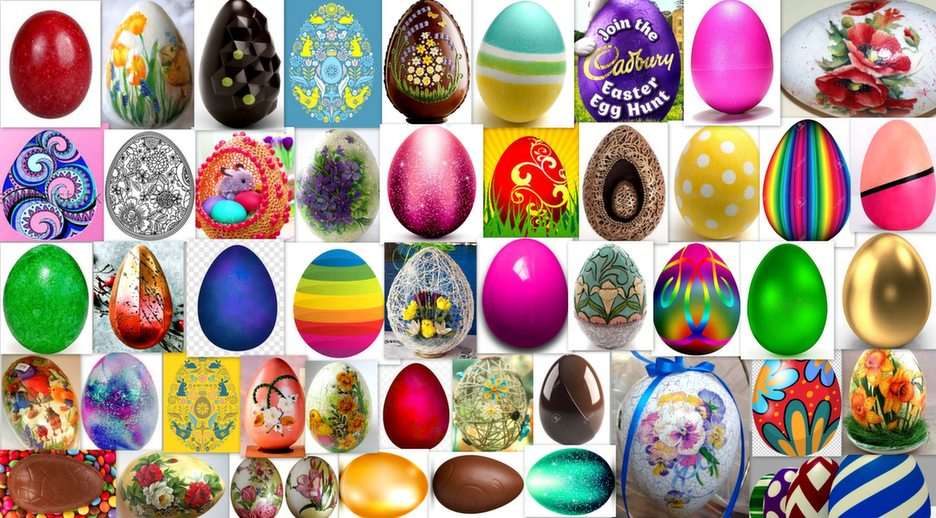 velikonoční vajíčka online puzzle