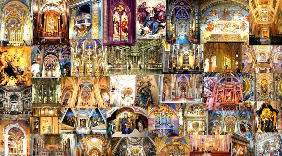 rome-churches puzzle online from photo