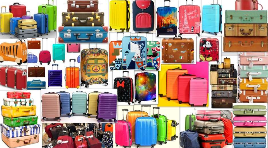 suitcases puzzle online from photo