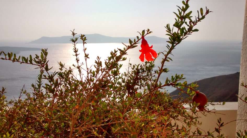 Santorini puzzel online van foto