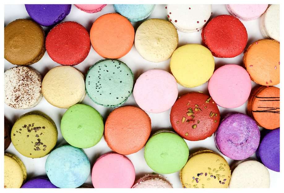 Macarons puzzle online from photo