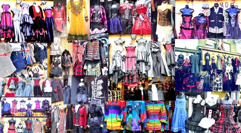 ρούχα από το camden town-london online παζλ