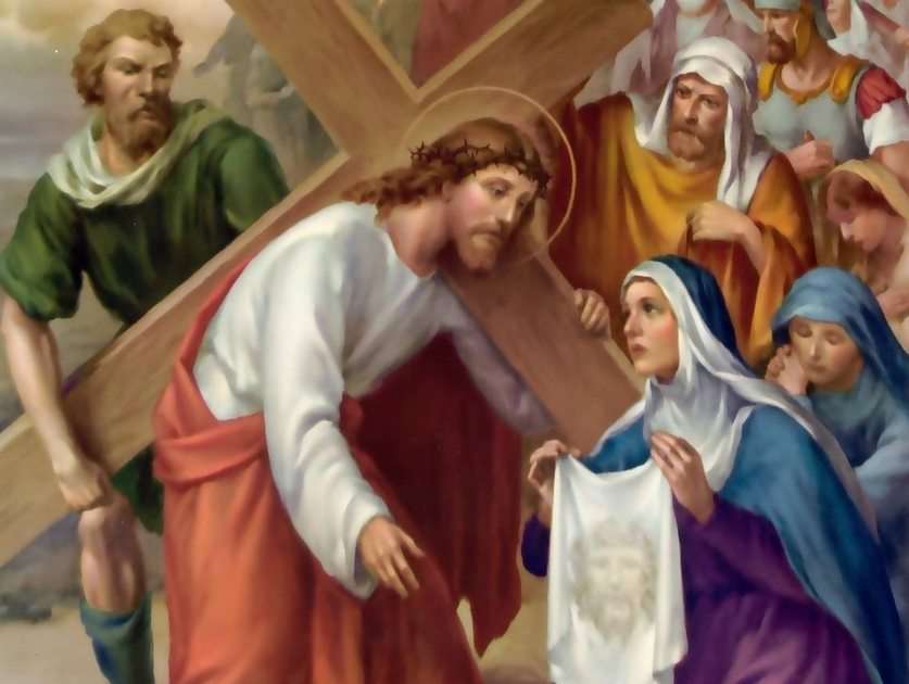 Jesus and Veronica online puzzle