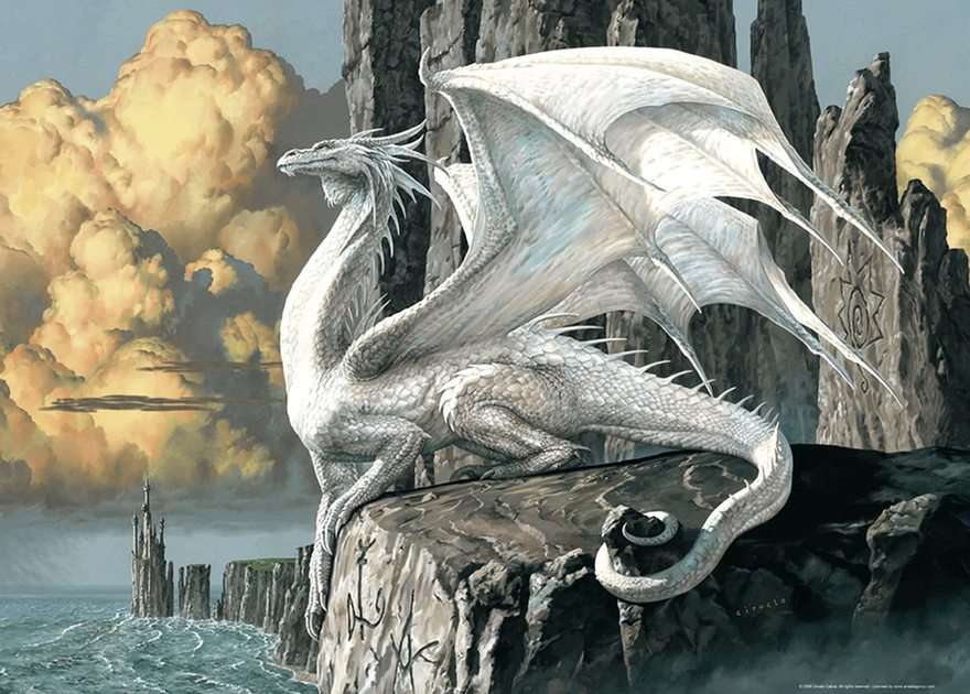 Dragon puzzle online from photo