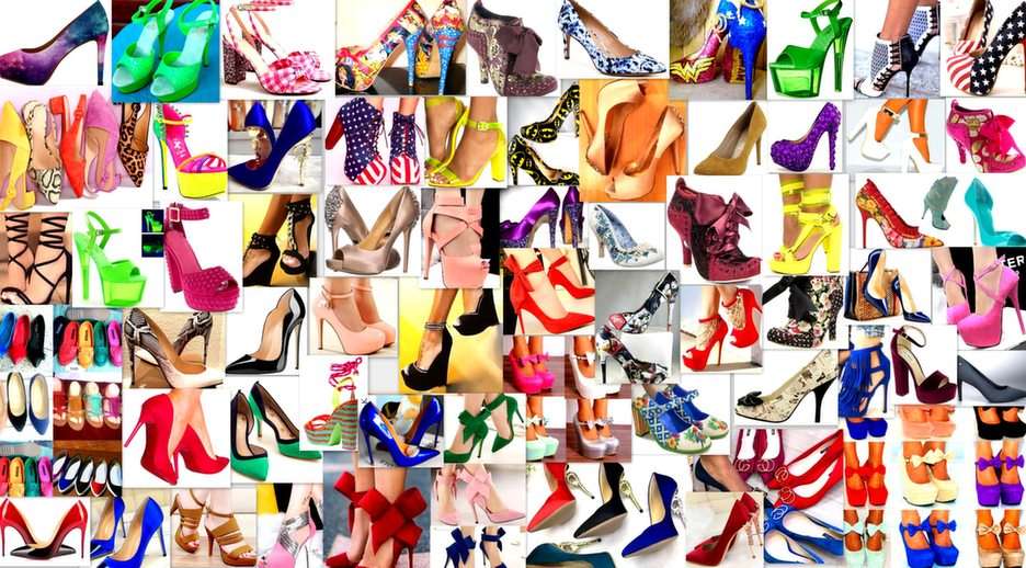 Sapatos femininos puzzle online