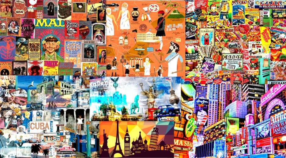 collage puzzel online van foto