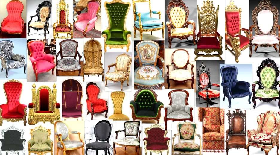 royal armchair puzzle online from photo