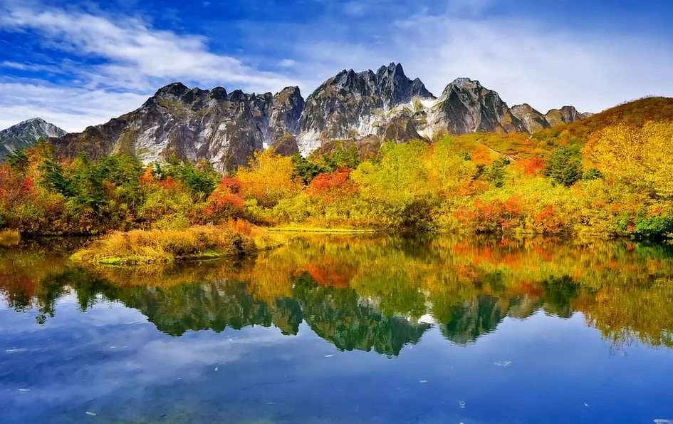 L'automne dans les montagnes puzzle en ligne à partir d'une photo
