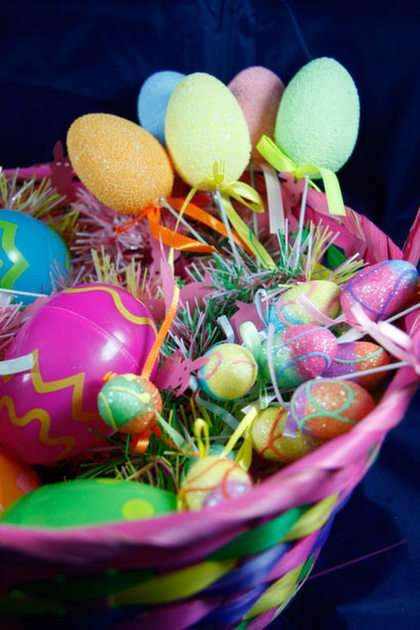 EASTER BASKET puzzle online from photo