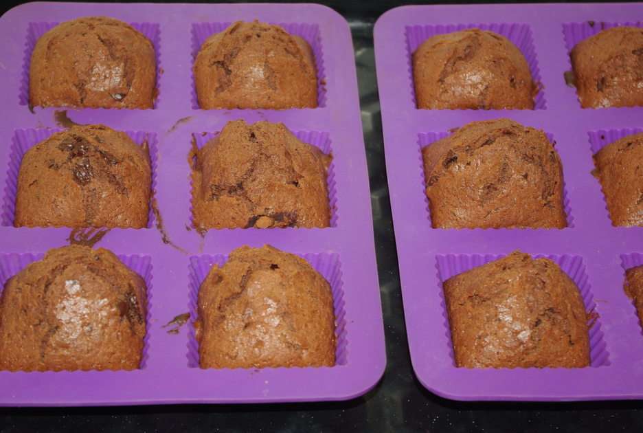 Muffins de chocolate rompecabezas en línea