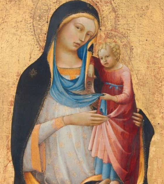 Virgen y el niño rompecabezas en línea