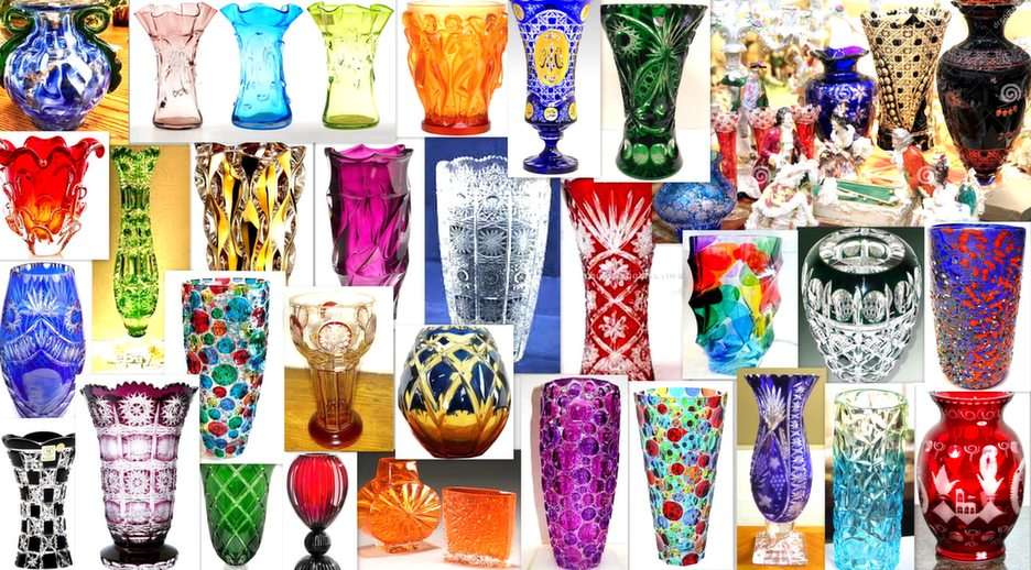 křišťálové vázy online puzzle