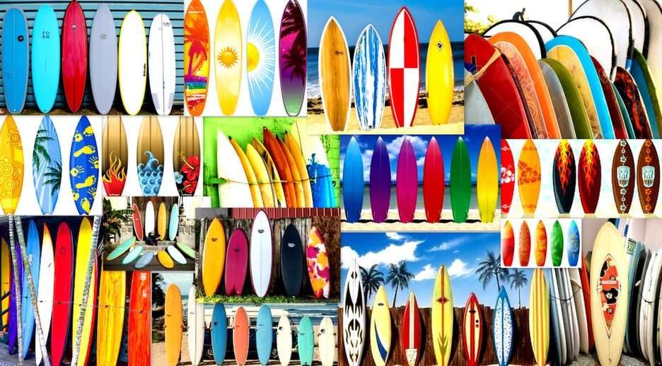 surfboard puzzle online from photo
