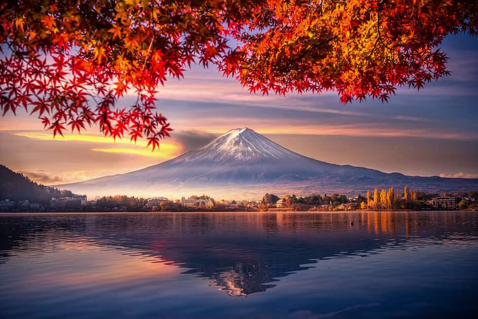 Zet Fuji op online puzzel