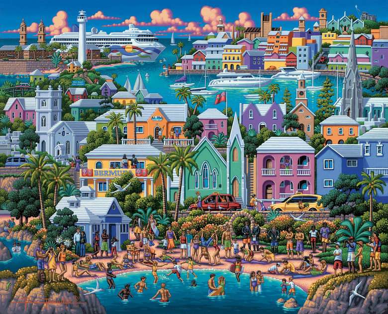 Bermudes puzzle en ligne