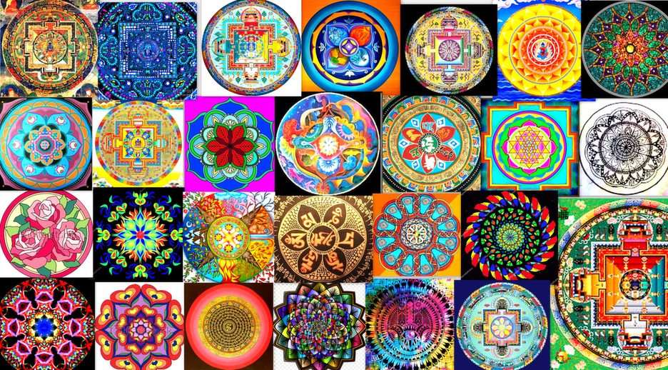 rosettes, mandalas ... puzzle online from photo