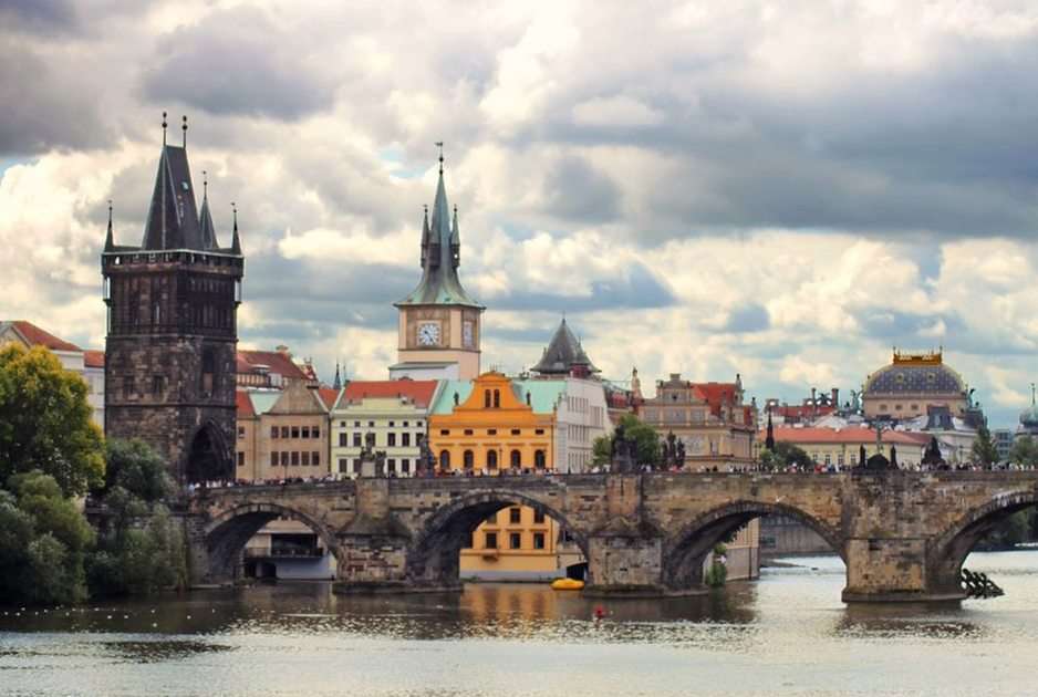 Прага - Карлсбрюкке онлайн-пазл
